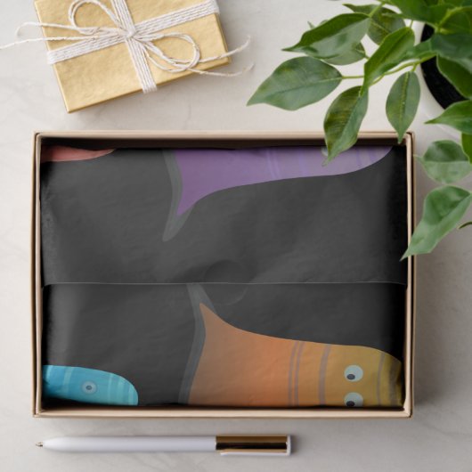 Kleurstof-geestruisstof Tissuepapier (Geschenk)