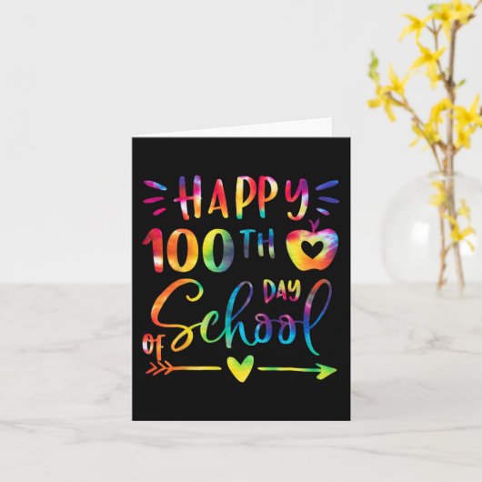 Kleurstof Gelukkig 100h Dag van schoolleraren Sude Kaart (Gele Bloem)