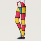 Kleurstof geplakt leggings (Links)