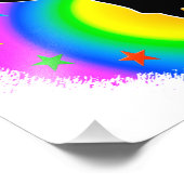  KLEURSTOF IK HOOR VAN GYMNASTISCH ONTWERP FOTO AFDRUK (Hoek)