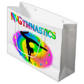  KLEURSTOF IK HOOR VAN GYMNASTISCH ONTWERP LARGE CADEAUTASJE (Voorkant Gekanteld)