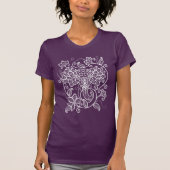 Kleurstof Mehndi Elephant T-shirt (Voorkant)
