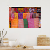 Kleurstof op de markt poster (Keuken)