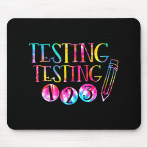Kleurstof Test Dag Leraar Examen Testen 1-2-3 Muismat