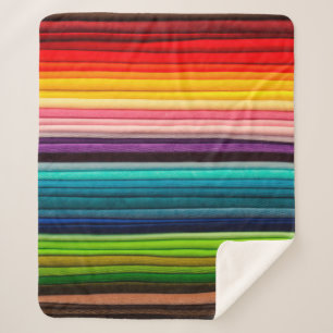 Kleurstof textiel sherpa deken