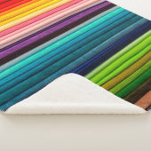 Kleurstof textiel sherpa deken (3/4)