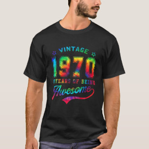 kleurstof van 1970, 52 jaar Geweldige, 52 N T-shirt