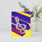 Kleurstof van Piano Briefkaart (Staand voorkant)