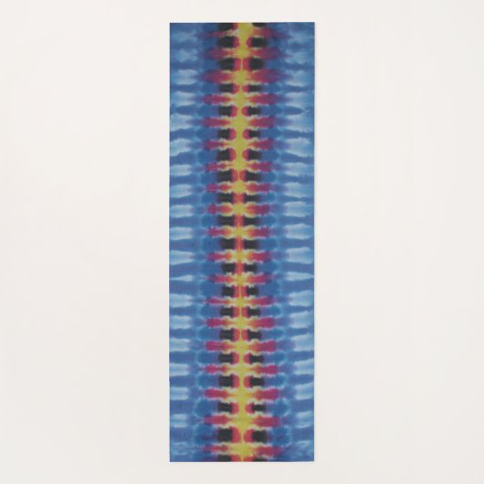 Kleurstof wervelen en strippen yogamat (Achterkant)