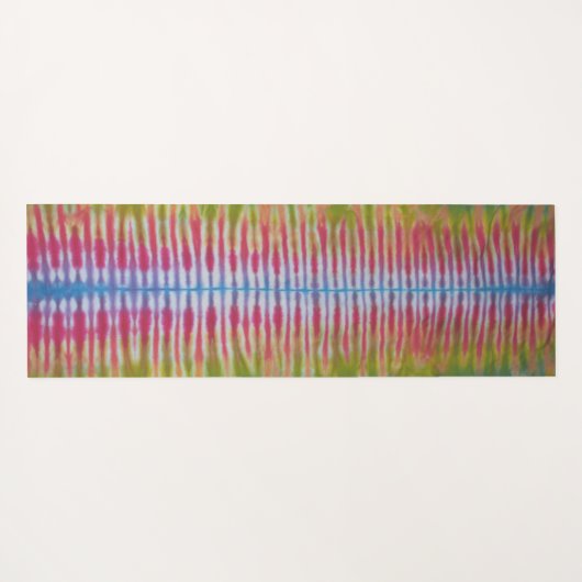 Kleurstof wervelen en strippen yogamat (Achterkant (horizontaal))