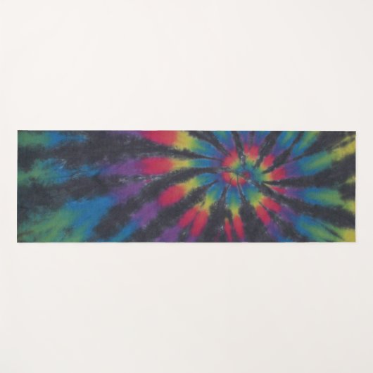 Kleurstof wervelen en strippen yogamat (Voorkant (horizontaal))