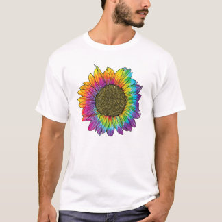 KLEURSTOF ZONNEBLOEM Vrede Liefde T-shirt