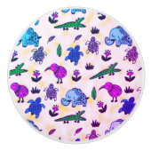 Kleurstofafdrukken Keramische Knop (Voorkant)