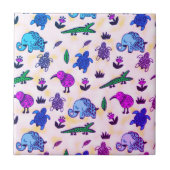 Kleurstofafdrukken Tegeltje (Voorkant)