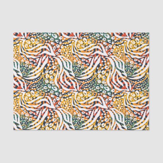 Kleurstofafdrukken Tissuepapier (Voorkant)