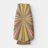 Kleurstofbarsting van de retrorestrepen flesjeskoeler (Voorkant)