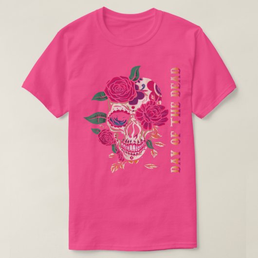 Kleurstofbont op dag van de dag van de dood t-shirt (Design voorkant)