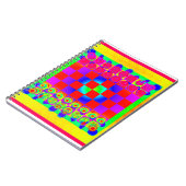 Kleurstofbord en stukken notitieboek (Linkerzijde)