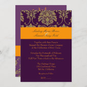 Kleurstofdamp/plum/sinaasappel/lavender Kaart (Voorkant / Achterkant)