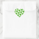 Kleurstofdauwdruppels Hart Sticker (Tas)