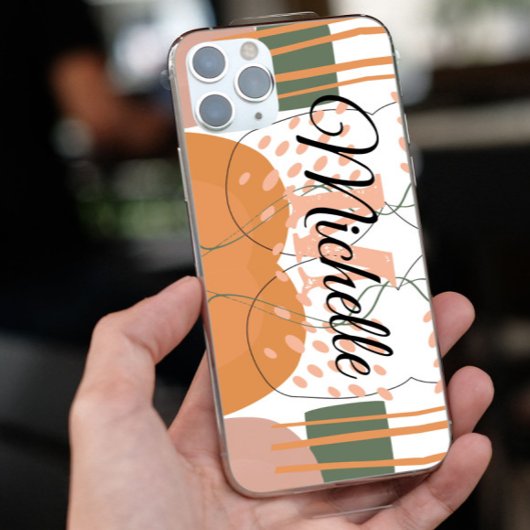 Kleurstoffen Abstract esthetisch Aangepast monogra Case-Mate iPhone Case