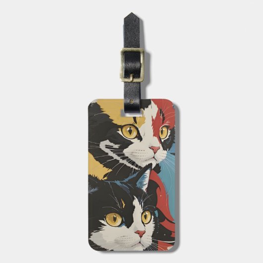 Kleurstoffen Bagagelabel (Voorkant verticaal)