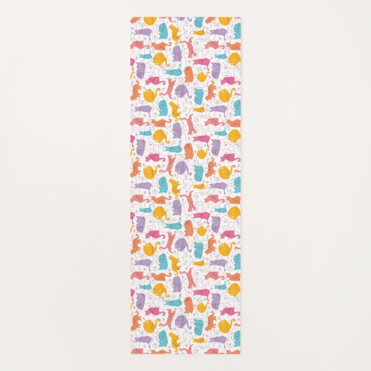 Kleurstoffen Cute Yoga Mat (Voorkant)