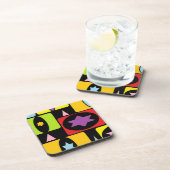 KLEURSTOFFEN DRANKJES ONDERZETTER (Rechterzijde)