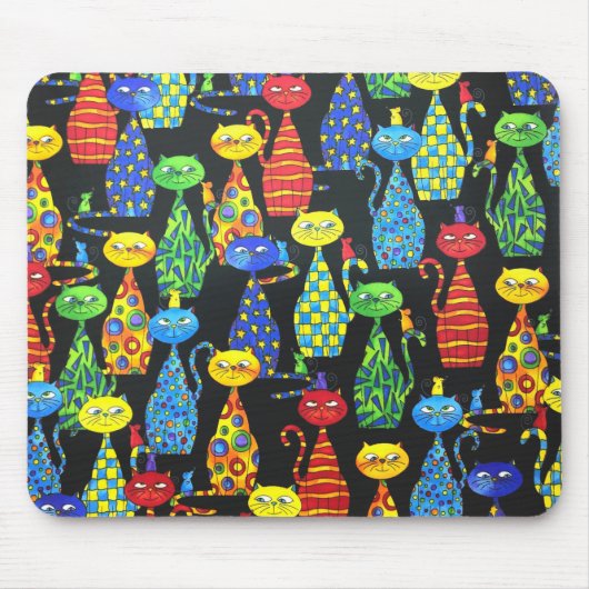 Kleurstoffen en muizen muismat (Voorkant)