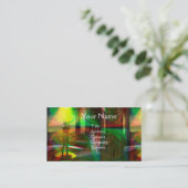 KLEURSTOFFEN EN SCHILDERACHTIG LICHTSTROMEN VISITEKAARTJE (Staand voorkant)