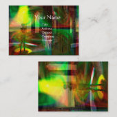 KLEURSTOFFEN EN SCHILDERACHTIG LICHTSTROMEN VISITEKAARTJE (Voorkant / Achterkant)