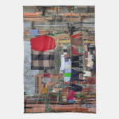 Kleurstoffen in de Italiaanse stad Venetië Theedoek (Verticaal)