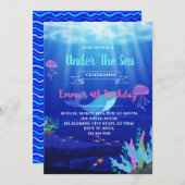 Kleurstoffen in het kader van de partijuitnodiging kaart (Voorkant / Achterkant)