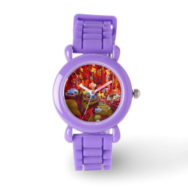 Kleurstoffen in winkels in Hongkong Horloge (Voorkant)