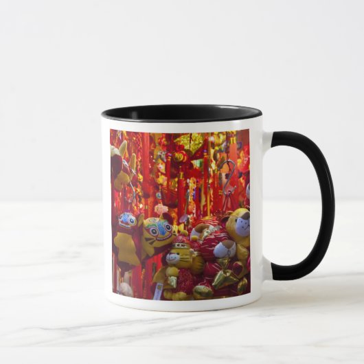 Kleurstoffen in winkels in Hongkong Mok (Rechts)