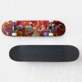 Kleurstoffen in winkels in Hongkong Skateboard (Horizontaal)