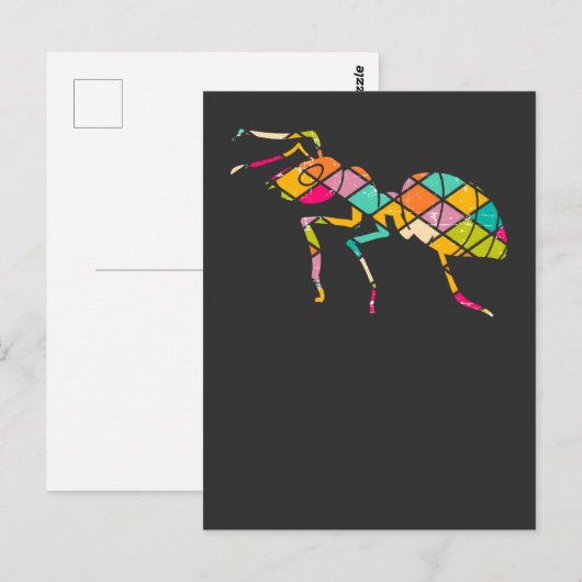 Kleurstoffen - Insects Lover Briefkaart (Voorkant / Achterkant)