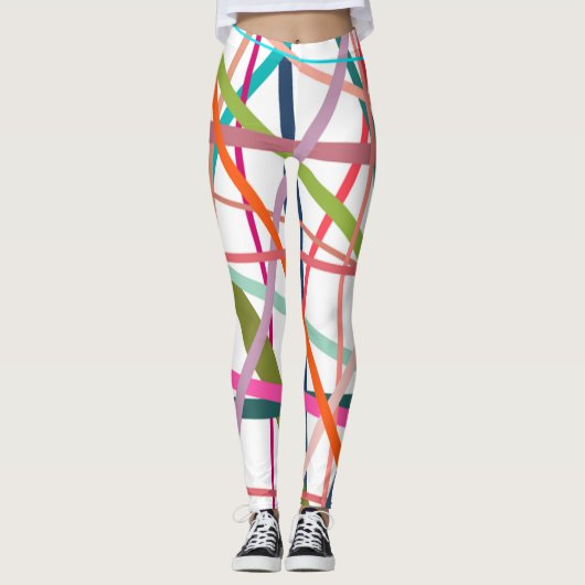 Kleurstoffen Leggings (Voorkant)