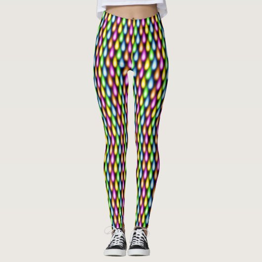 Kleurstoffen lichteffecten leggings (Voorkant)