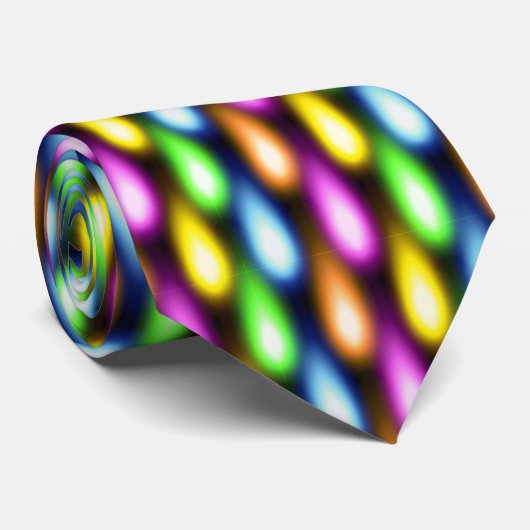 Kleurstoffen lichteffecten stropdas (Opgerold)