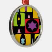 KLEURSTOFFEN METALEN ORNAMENT (Rechts)