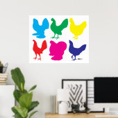 Kleurstoffen Poster (Thuiskantoor)