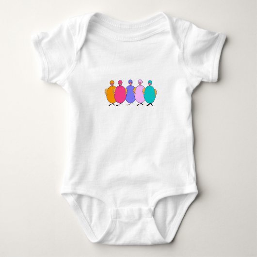 KLEURSTOFFEN ROMPER (Voorkant)