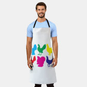 Kleurstoffen Schort (Gedragen)