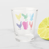 Kleurstoffen Shot Glas (Achterkant)