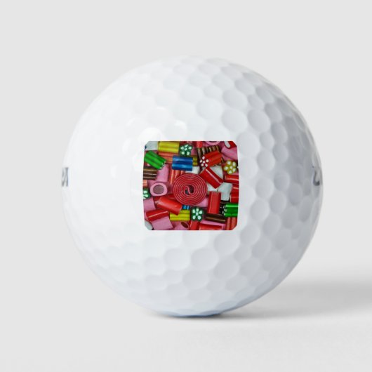 Kleurstoffen snoep golfballen (Voorkant)