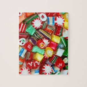 Kleurstoffen snoep legpuzzel