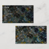 Kleurstoffen van glas visitekaartje (Voorkant / Achterkant)