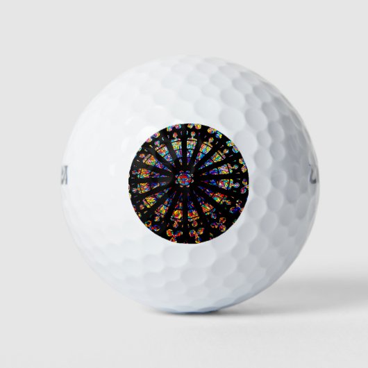 kleurstoffen van kleurloos glas golfballen (Voorkant)