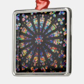 kleurstoffen van kleurloos glas metalen ornament (Links)